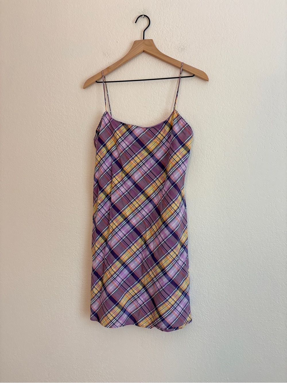 Vintage 90s Ralph Lauren Plaid Slip Dress - Picture 7 of 13